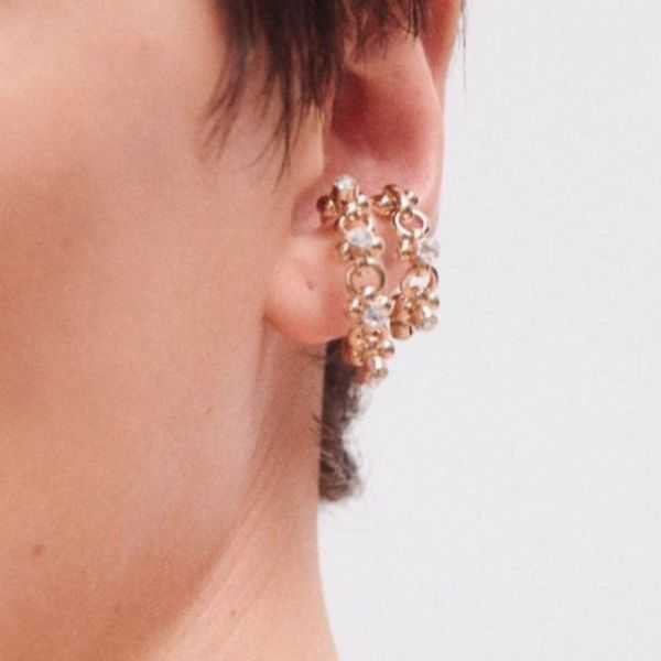 FAUX PIERCING CRISTAL BLOSSOM CRISTAL