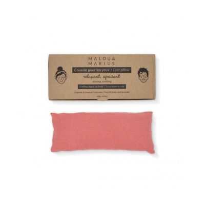 COUSSIN LESTE POUR LES YEUX ROSE ORANGE