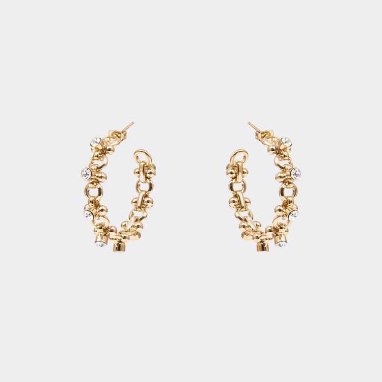 BOUCLES D OREILLES CRISTAL CREOLES BLOSSOM (LA PAIRE)