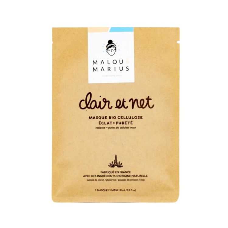 MÁSCARA BIO-CELULOSE CLARA E LIMPA