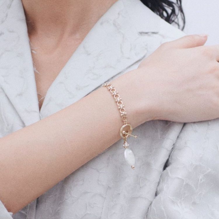 BRACELET PEARL GLOW CHAIN