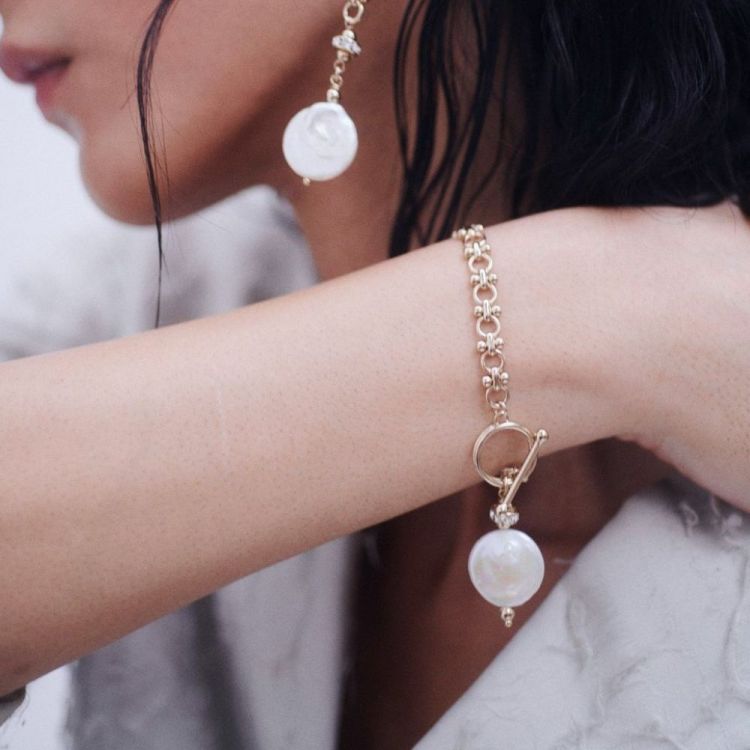 BRACELET PEARL GLOW CHAIN