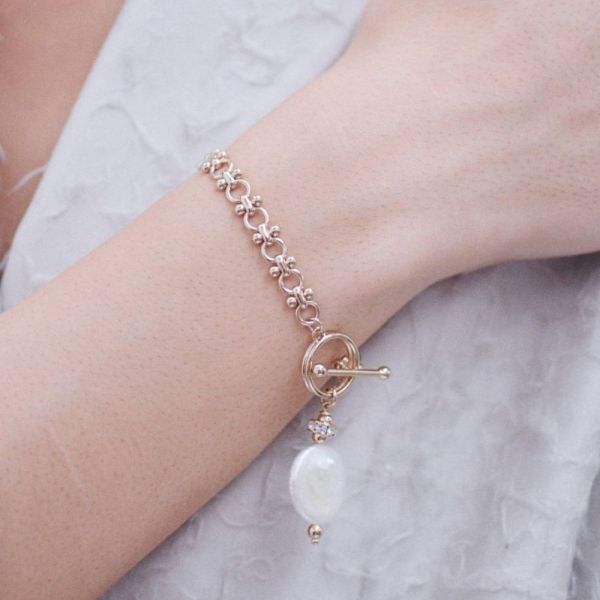 BRACELET PEARL GLOW CHAIN