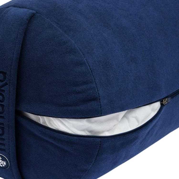 GRAY ROUND YOGA BOLSTER