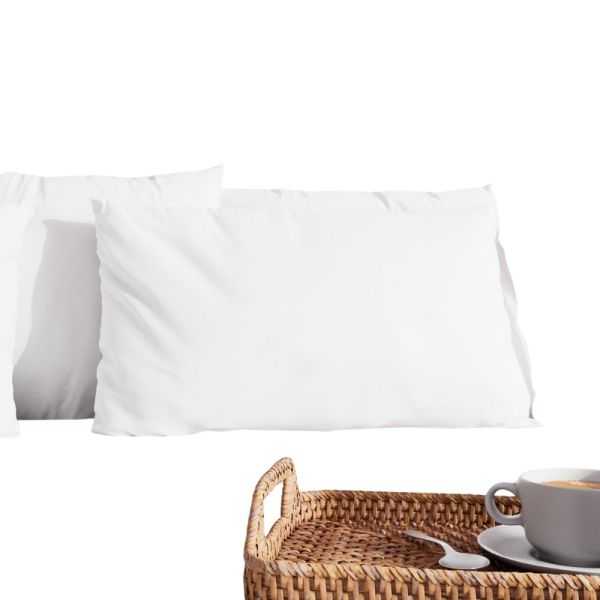 FLEECE PILLOWCASE PROTECTOR 65X65 CM WHITE