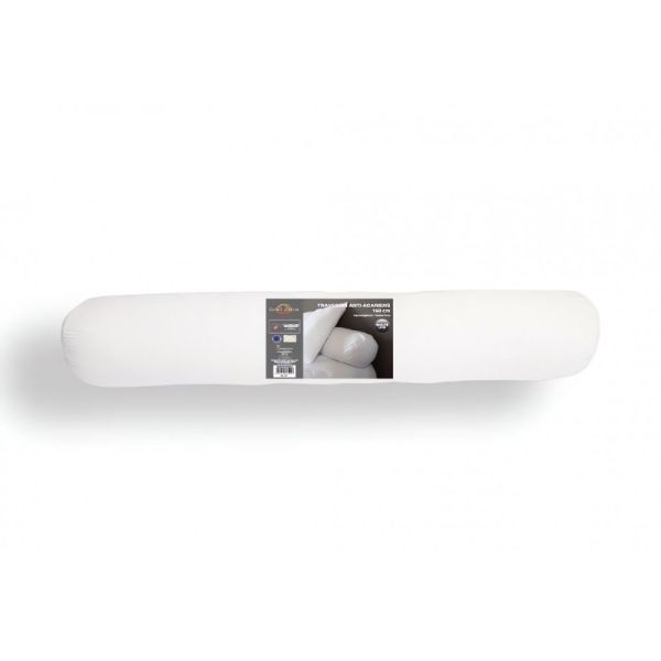 TRAVERSIN ANTI-ACARIENS LUXE 160 CM BLANC