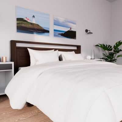 COUETTE LUXE 140X200 CM BLANC 2