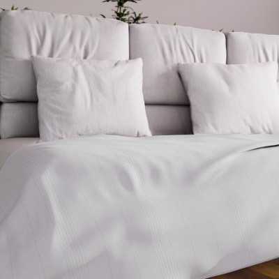 PLAID ADELE 140X200 CM BLANC