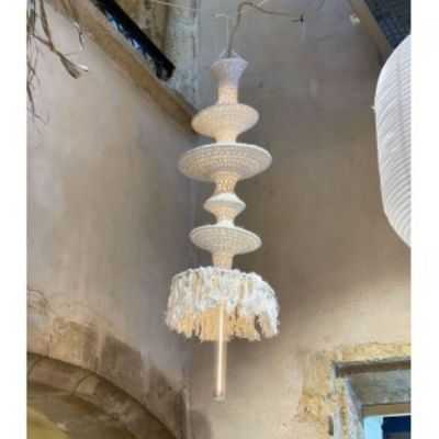 SUSPENSION 3289 MACRAME BLANC