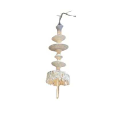 HANGING 3289 WHITE MACRAME 2