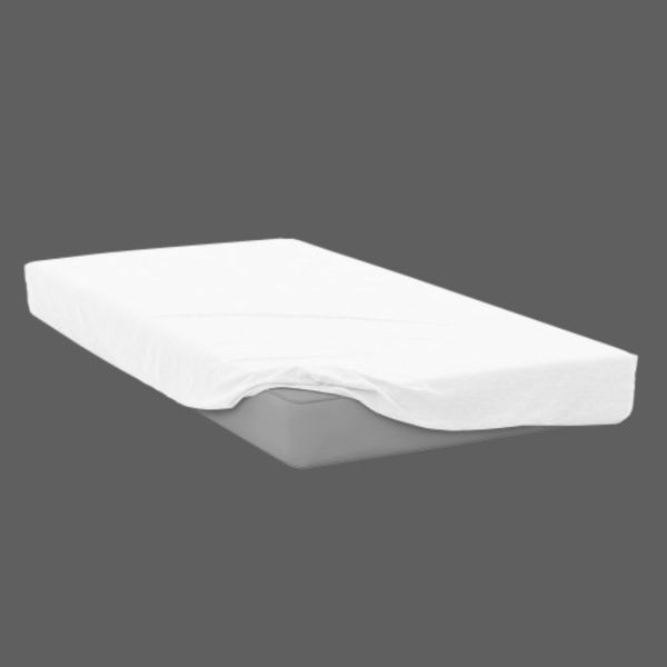 DRAP HOUSSEBEBE 57 FILS 70X140 CM COTON BLANC