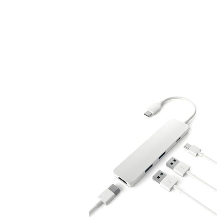 ADAPTER USB-C / HDMI 4K, 2x USB 3.0 SILVER