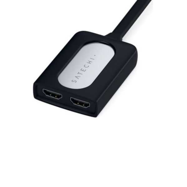ADAPTADOR DUPLO USB-C HDMI ESPAÇO CINZA