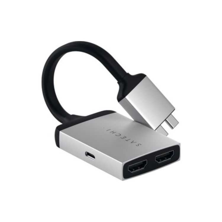 ADAPTADOR DUPLO USB-C HDMI ESPAÇO CINZA