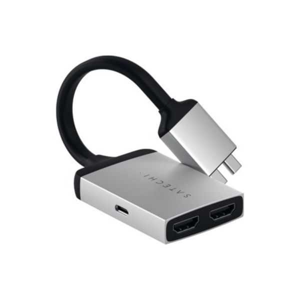 ADAPTADOR DUPLO USB-C HDMI ESPAÇO CINZA