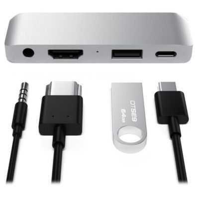 HUB TYPE-C MOBILE PRO HUB ALUMINUM SILVER