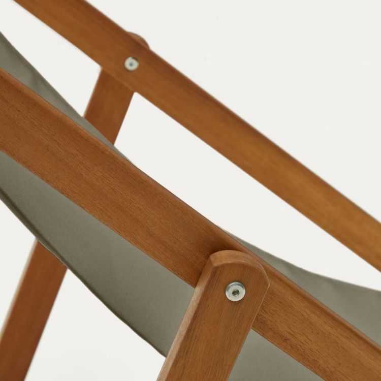 CHILIENNE DE JARDIN PLIANTE ADREDNA BOIS D'ACACIA