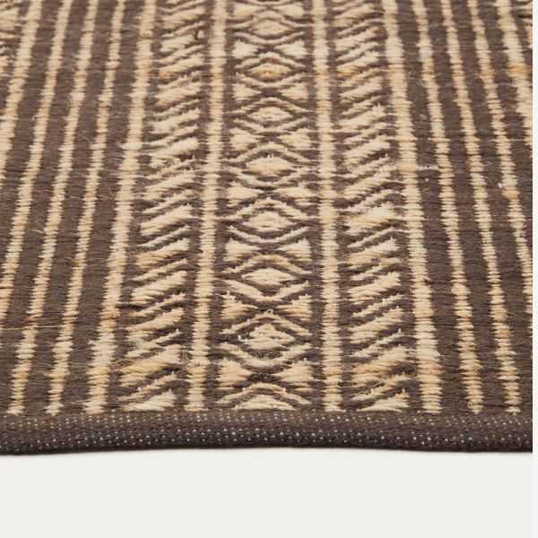 TAPIS SINTA JACQUARD 200 X 300 CM JUTE MARRON