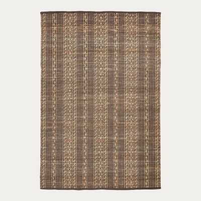 TAPIS SINTA JACQUARD 200 X 300 CM JUTE MARRON