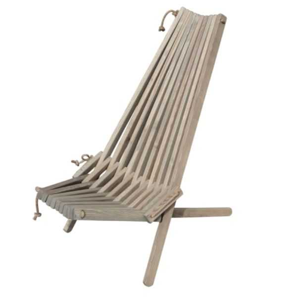WOODEN CHILIEN ECO CHAIR ASH GRAY OIL