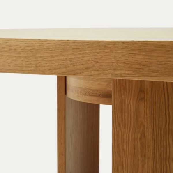 TABLE RONDE ARTIS EXTENSIBLE 80 CM BOIS MASSIF