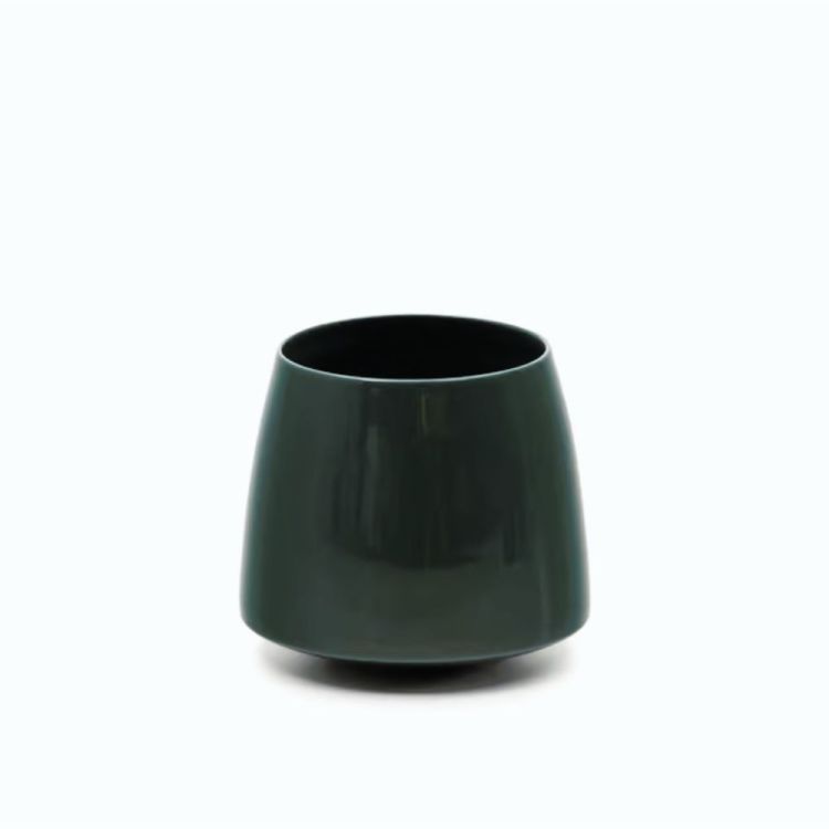 VASE SIBLA 16 CM EN CERAMIQUE VERT