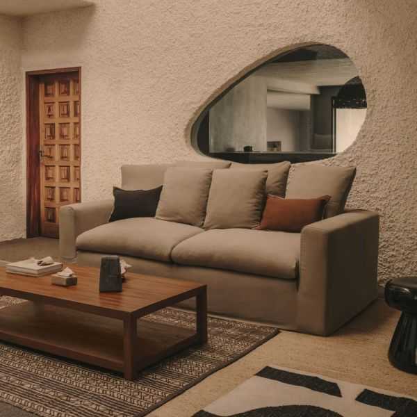 CANAPE NORA 3 PL 240 CM EN LIN