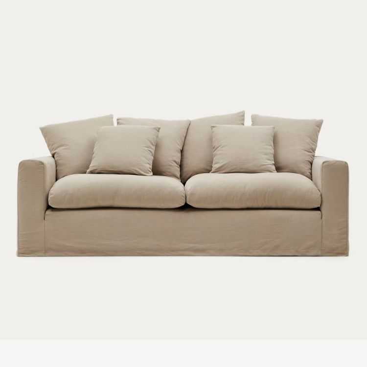 CANAPE NORA 3 PL 240 CM EN LIN