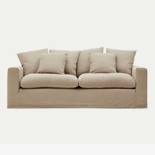 CANAPE NORA 3 PL 240 CM EN LIN