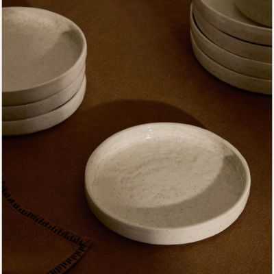 ASSIETTE A DESSERT SETISA EN CERAMIQUE BLANCHE 2