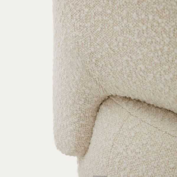 FAUTEUIL LUISA BOUCLETTE PIEDS EN HETRE