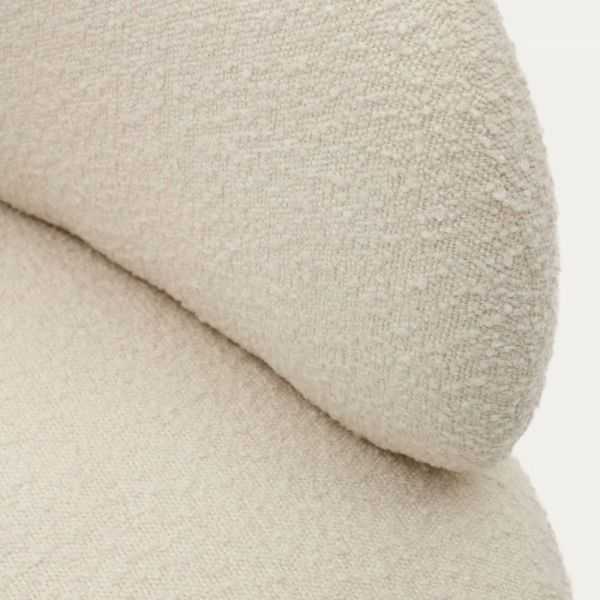 FAUTEUIL LUISA BOUCLETTE PIEDS EN HETRE