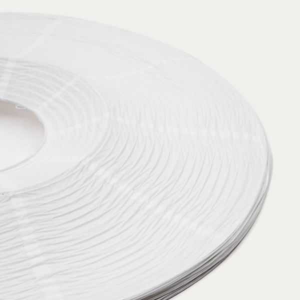 ABAT-JOUR POUR PLAFONNIER HILA 80 CM PAPIER BLANC PLACAGE EN BOIS NAT