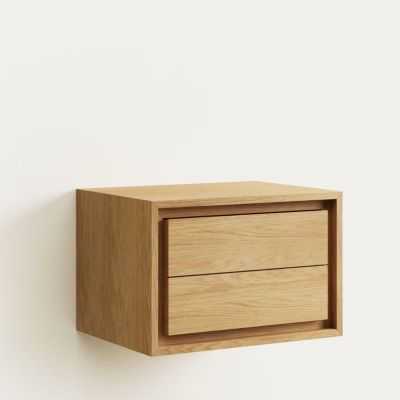 MEUBLE DE SALLE DE BAIN KENTA 60 X 45 CM TECK MASSIF