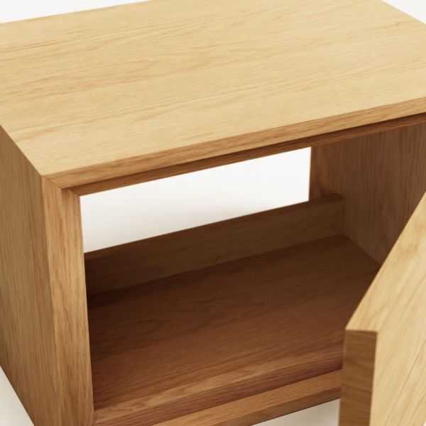 MEUBLE DE SALLE DE BAIN KENTA 60 X 45 CM TECK MASSIF