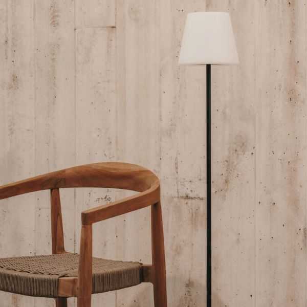 LAMPADAIRE D EXTERIEUR SOLAIRE AMARAY 120 CM EN ACIER
