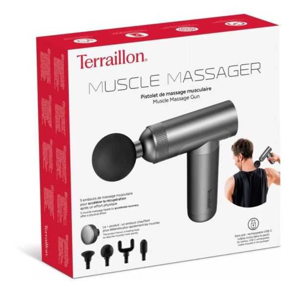 PISTOLA DE MASSAGEM MASSAGER MUSCULAR 5 DICAS