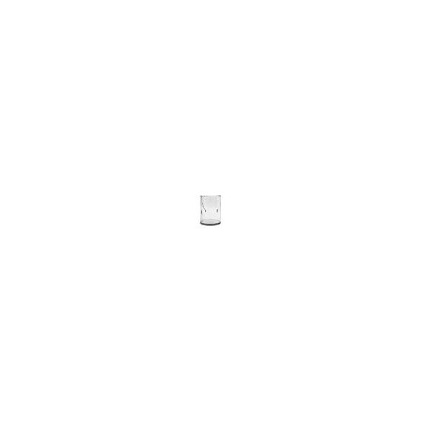 CLEAR VASE H20 CM TRANSPARENT GLASS