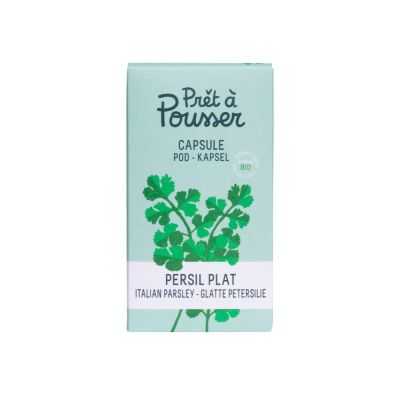CAPSULE DE GRAINES BIOLOGIQUES DE PERSIL PLAT