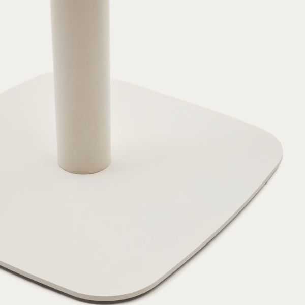 DINA OUTDOOR TABLE 68 CM SQUARE WHITE FOOT