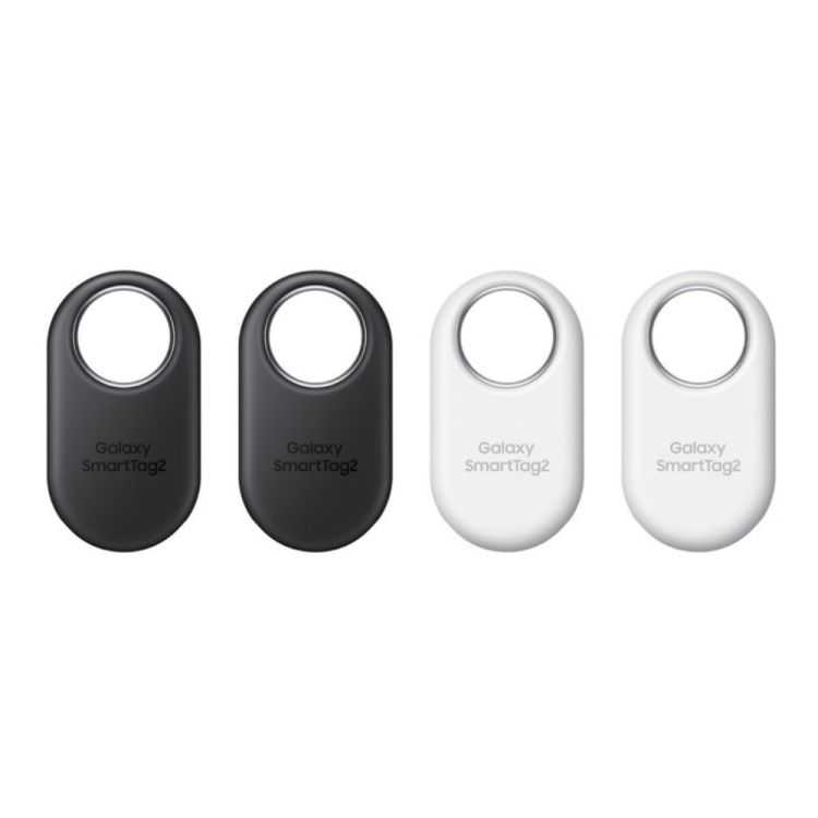 LOT DE 4 TRACKERS GALAXY SMARTTAG 2 BLUETOOTH NOIR ET BLANC