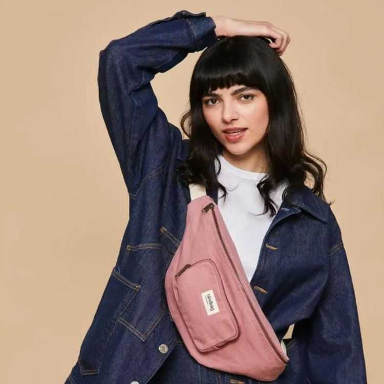 SOFIA BLUSH PINK XL BELT BAG