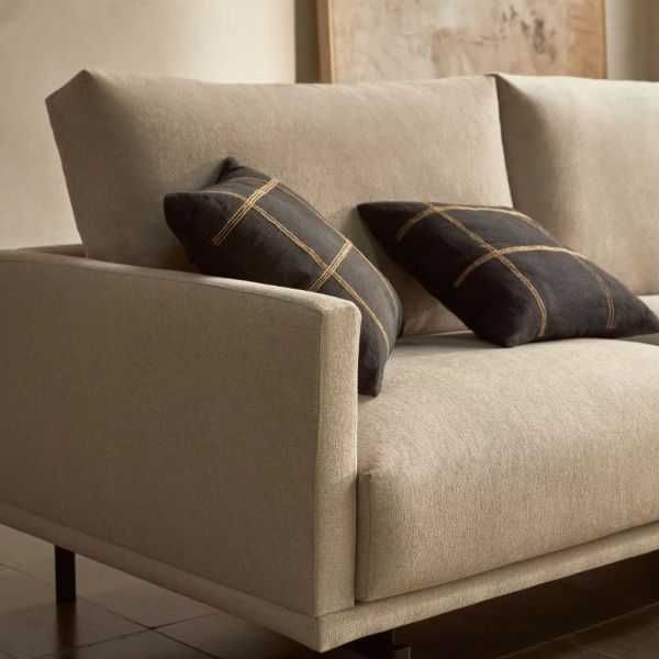 GALENE 3-SEATER SOFA WHITE
