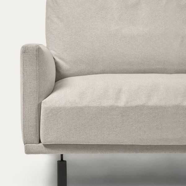 GALENE 3-SEATER SOFA WHITE