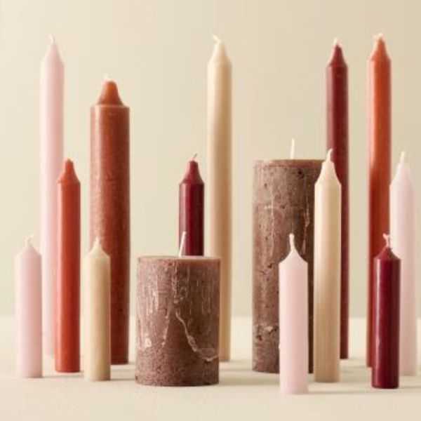 CANDLE TAPER 11 Ø: 2.2 CM SAND