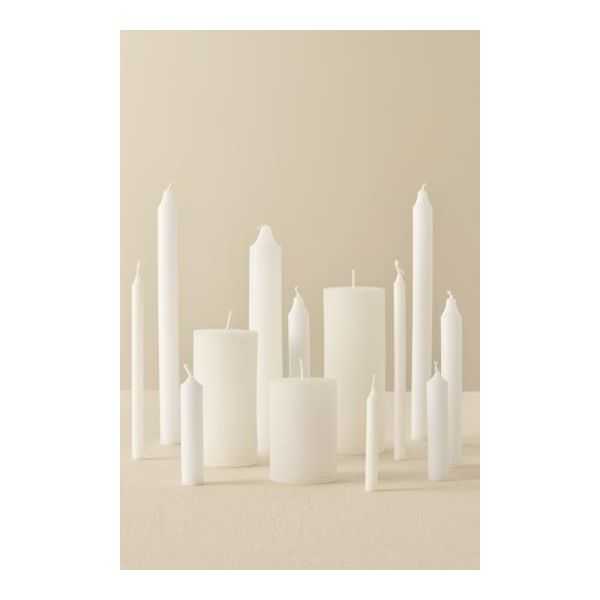 BOUGIE TAPER 11 X DIAMETRE 2,2 CM BLANC
