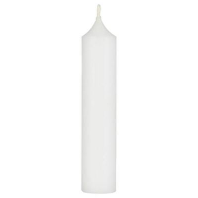 BOUGIE TAPER 11 X DIAMETRE 2,2 CM BLANC