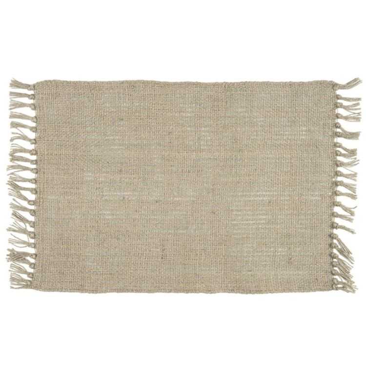 SET DE TABLE A FRANGES JUTE NATUREL
