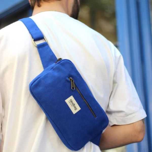 SACO DE CINTO AZUL ELÉTRICO HARRY