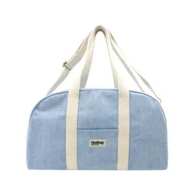 CHARLIE BLUE DENIM BOWLING BAG